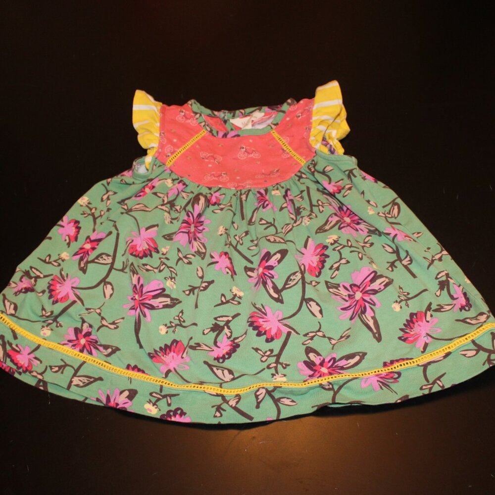Size 4 Girls Matilda Jane Floral Dress Cotton